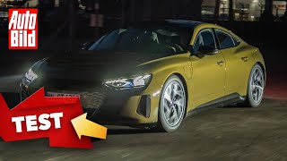 Audi RS e-tron GT(2021) | Durch die Nacht mit Audis neuer E-Limousine | Test mit Dennis Petermann by Auto Bild