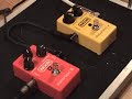 check out www.tunnelvisionmusic.com for lots of cool pedals! The MXR Distortion Plus verses the Distortion 3...both pretty gnarly boxes of dirt...fun though! King Bee Guitars relic telecaster into a Dr Z MAZ 18 210 combo