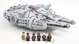 LEGO Star Wars Millennium Falcon 2015 Edition (Timelapse & Review) - Set 75105