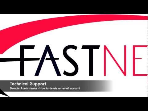 Domain Administrator - How to delete an email account YouTube