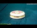 oggettistica in ceramica/porcellana - scatolina con fiore bianco e rosa.mp4