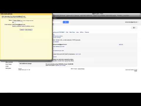 how to change gmail name
