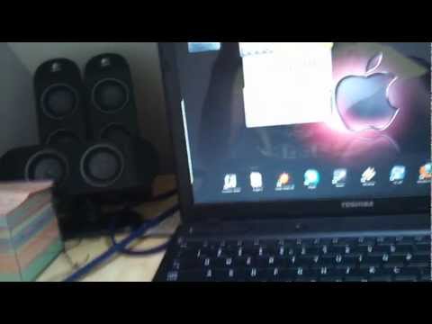 how to setup logitech x-530 to laptop