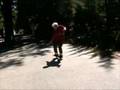 Santa surfing on The Wave Board