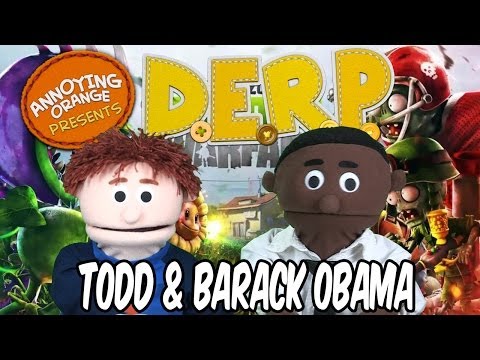 DERP: Obama Engages In Garden Warfare!