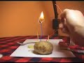 Как при помощи картофеля и зубной пасты добыть огонь.