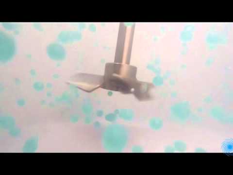 Video Thumnbnail for Hydrofoil Impeller Mixes in Water