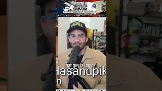 Hasan can't counter his point