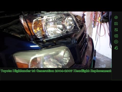 DIY Toyota Highlander 1st Gen Headlight Housing Replacement by onza04
