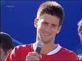 Novak ジョコビッチ win the Estoril Open