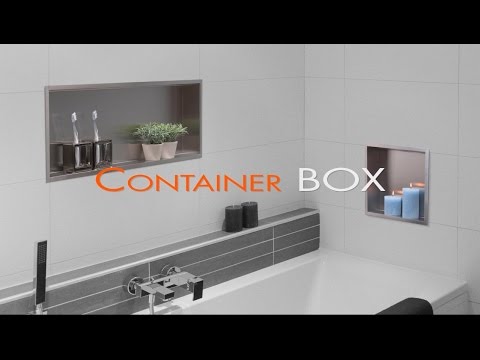 Wandnische Einbau im Badezimmer (Trockenbau) - Container BOX [Deutsch]