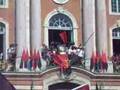 lever du bouclier de brennus à toulouse au capitole