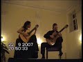 Anabel Montesinos and Marco Tamayo performing Beatles