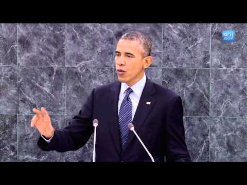 United Nations - President Obama Addresses the United Nations General Assembly September 24, 2013 | 43:09 | Public Domain President Obama delivers remarks to the United Natio...