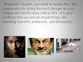 To the Moderate Muslim: Infidel Observations of islam To the Moderate Muslim: Infidel Observations of islam