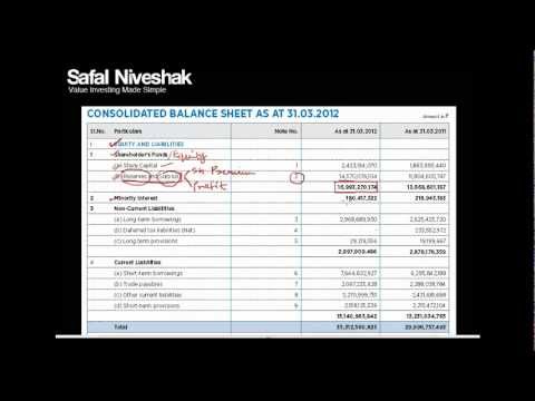 how to read a balance sheet