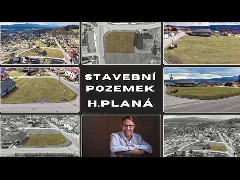 Video Prodej stavebního pozemku 1000 m² v Horní Plané, inženýrské sítě a příjezd hotov.