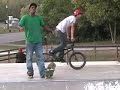 this is skateboarding trick tips, staple gun in a mini ramp by felcher bloom jr. filmed edited and produced by timothy ochs the second and sin sea, at joyce park in fairfield/hamilton ohio usa. music by kicas international, kandid & row. go skateboarding start your own wave at myspace.com/mysinsea k.i.c.a.s. keepin it cool and skating. this video was moved to sin sea tube from the captains account and already had 1,567 views, 3 comments, was favorited by 5 people, and had a 4 1/2 star rating by 7 viewers. it originally was put up on October 15th 2007.