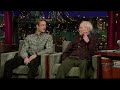 sebastian bourdais and paul newman appear on the late show with david letterman (january 16, 2007)