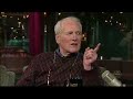sebastian bourdais and paul newman appear on the late show with david letterman (january 16, 2007)
