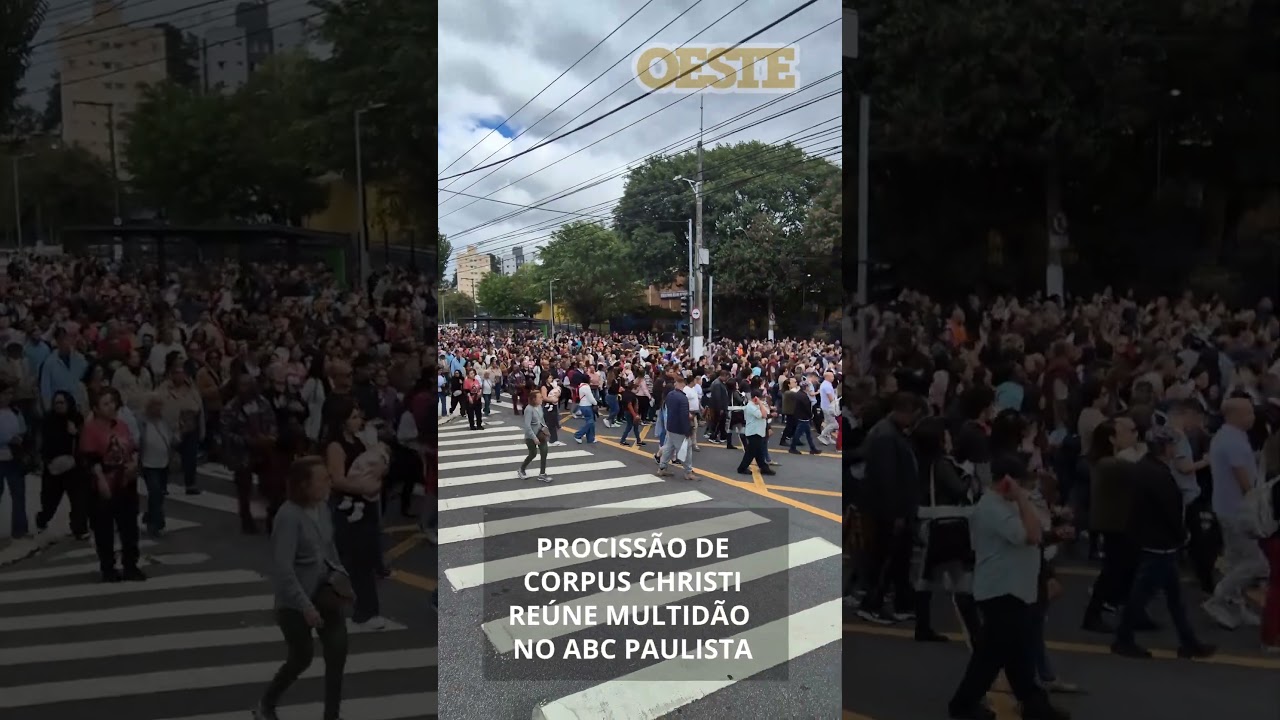 Procissão De Corpus Christi Reúne Multidão No Abc Paulista