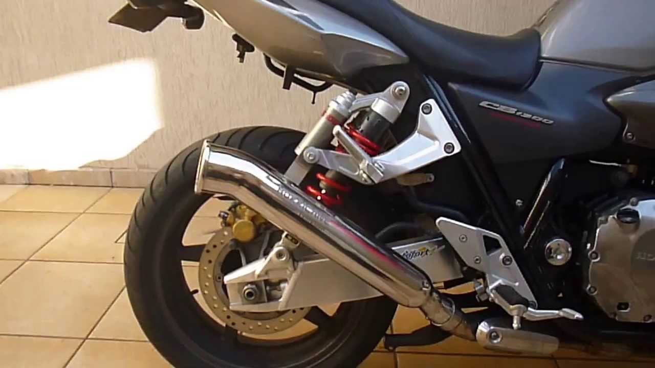 Capa do vídeo  Escapamento GP Megafone Honda CB 1300R 2007 a 2016