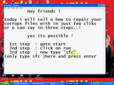 how to fix corrupted files