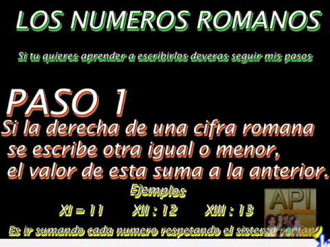 LOS NUMEROS ROMANOS - APRENDE P...