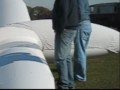 My daughter Mary had her in-air experience and her first gliding lesson after doing some filming and enjoying the feeling of flying. This was a flight of 55 minutes. Sorry for the poor quality video on the ground, my digital camera has developed a fault which I didn't know at the time of filming.