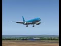 Britannia 757 landing at Reus airport