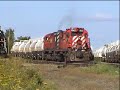 NBEC Alcos switching at Miramichi 3 September 2002 NBEC Alcos switching at Miramichi 3 September 2002