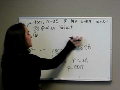 how to find p value with test statistic