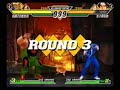 ex capcom vs  snk 2   saw vs desora 19 20 実況＆勝利者インタビュー付き 