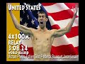 Olympic 4x100 Freestyle Relay USA Phelps GOLD #2