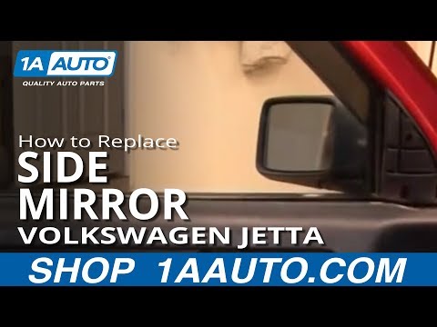 How To Install Replace Side Rear View Mirror VW Volkswagen Jetta Golf 93-98 1AAuto.com