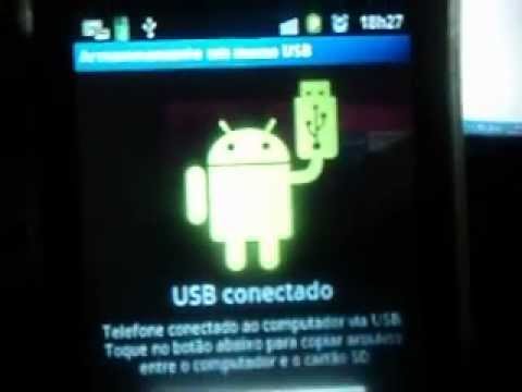 how to connect galaxy y with usb