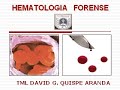 hematologia forense