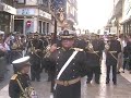 la banda de la estrella en la salida extraodinaria de la virgen del palo x las calle  de malaga marcha medea