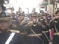 la banda de la estrella en la salida extraodinaria de la virgen del palo x las calle  de malaga marcha medea