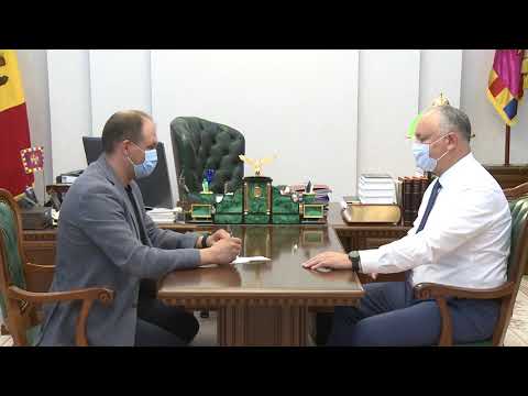 Igor Dodon a avut o întrevedere de lucru cu Ion Ceban