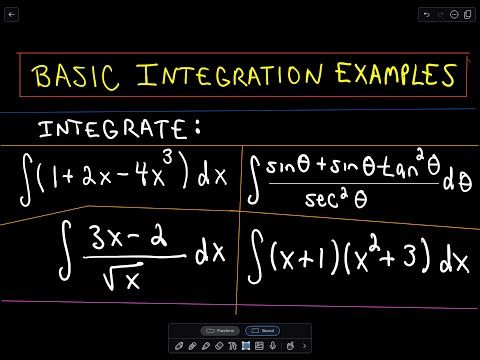 patrickJMT - Basic Integration of Indefinite Integrals. For more free math videos, visit http://PatrickJMT.com.