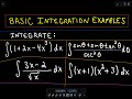 Basic Integration Problems