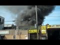 FDNY 4 ALARM FIRE WITH FIREFIGHTER falling at 2.50 min mark RESCUE AT 6.50 MIN MARK