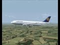 The Lufthansa flight