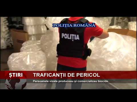 Percheziții în patru județe, la persoane bănuite că produceau și comercializau biocide periculoase