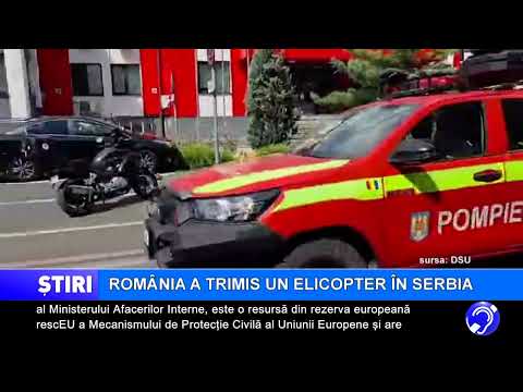 Elicopter trimis în Serbia...