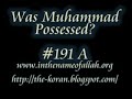 Ahmadsquran3 - 191a - Was Muhammad Possessed Part 191 A