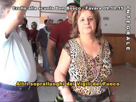 Crollo di parte del soffitto alla scuola ''Don Bosco'' di Favara. Le immagini INTEGRALI di quei momenti