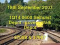 37059 &amp; 37607 Serco 1Q14 0600 Selhurst Depot - Lovers Walk