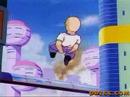 DBZ Funny-Chichi Kicks Krillen's Butt!